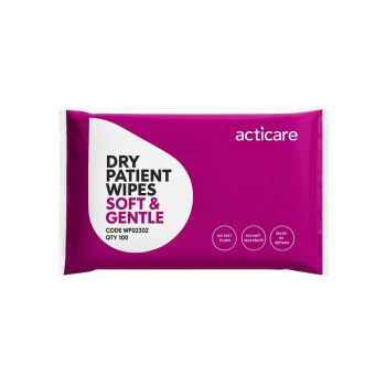 Acticare Dry Patient Wipes 280x330mm Acticare Dry Patient Wipes 280x330mm