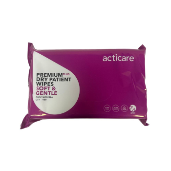 Acticare PremiumPlus Dry Patient Wipes 250x280mm Acticare PremiumPlus Dry Patient Wipes 250x280mm